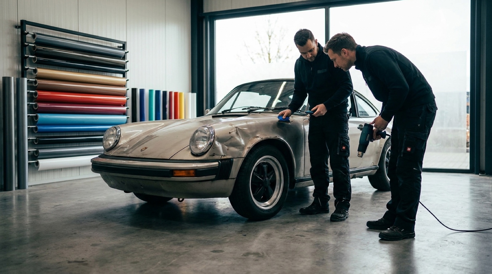 Can You Wrap a Car with Dents or Bad Paint?